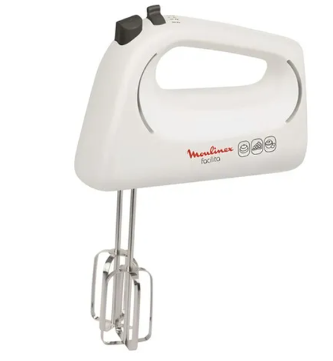 [78175] Batidora De Mano Moulinex Facilita - 400W 3 Vel Blanca (Hm1531A0)