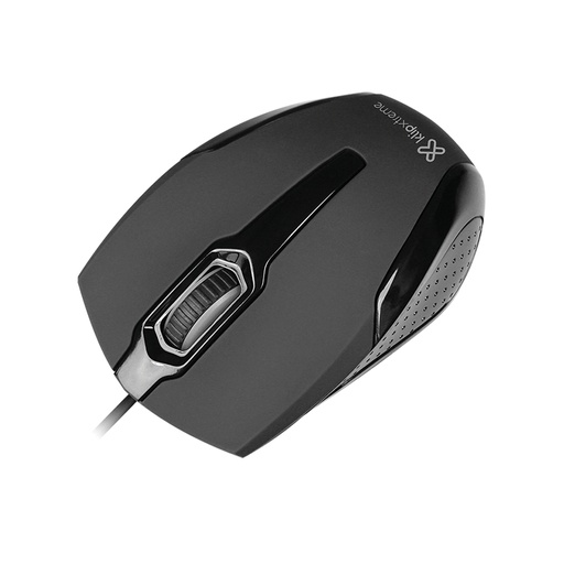 [47419] MOUSE KLIPXTREME OPTICO USB GALET 1000DPI (KMO-120BK)