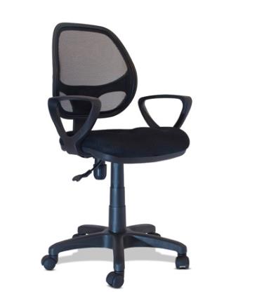 [74461] Silla Secretarial Xtech Marsella Negra  Con Reposabrazos Y Altura Regulable (Am160Gen98)