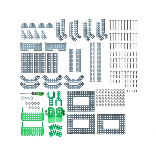 [45316] Robobloq Kit De Construccion (Kit Con Piezas Metalicas Extra Para Robot Qoopers)