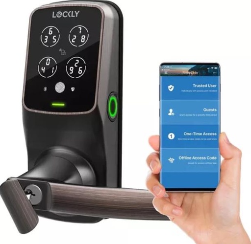 [43820] Control De Acceso Unitech - Cerradura Huellaclaverfidbluetoothllave  Pnilock 5