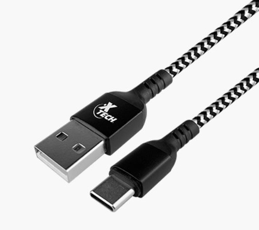 [63303] Cable Xtech Conector Tipo C Macho Usb 20 Trenzado  180 M (Xtc-511)