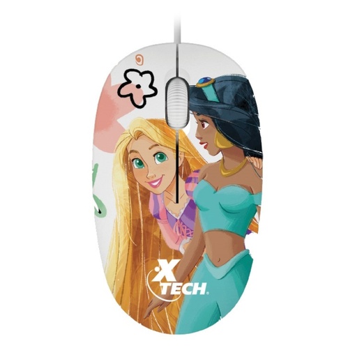 [63931] Mouse  Xtech  Xtm-D406Ps  Disney Princesas  Ccable Usb