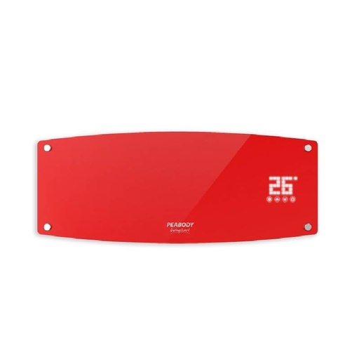 [44135] Split Caloventor Peabody Pe-Cvu20R - Rojo 2000W Ccontrol Remoto Lampara Uv - Ionizador De Aire