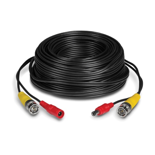 [15924] Cctv Cable Bnc De Video Y Alimentación Para Cámaras Hd - 18 Metros