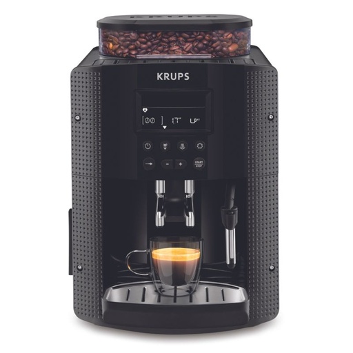 [112794] CAFETERA KRUPS ESPRESSO FULL AUTO DISPLAY EA815070 - NEGRA 15 BARES DE PRESION