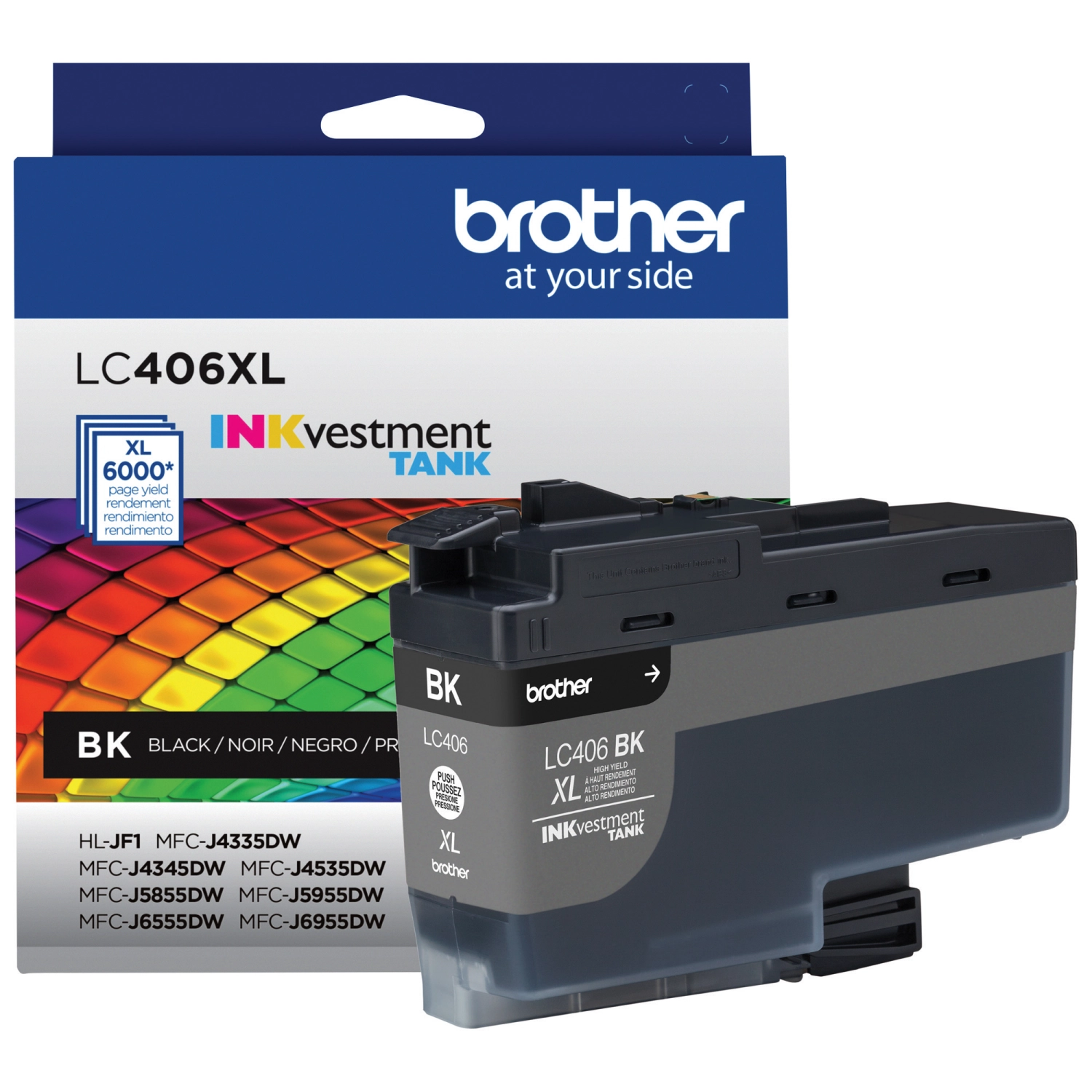 [BRO-LC406XLBKS] Cartucho De Tinta Brother Lc406Xlbks Negro