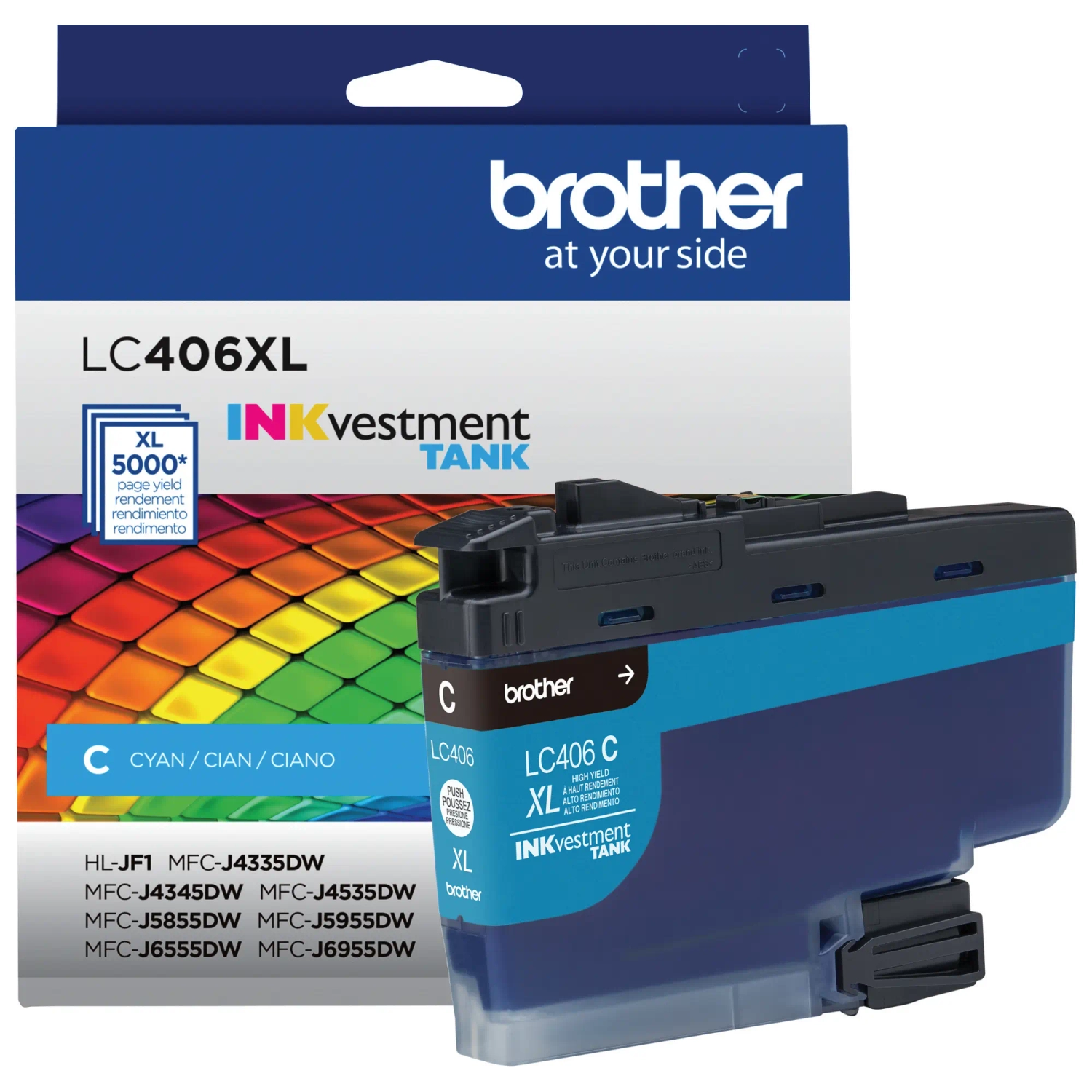 [BRO-LC406XLCs] Cartucho De Tinta Brother Lc406Xlcs Cian