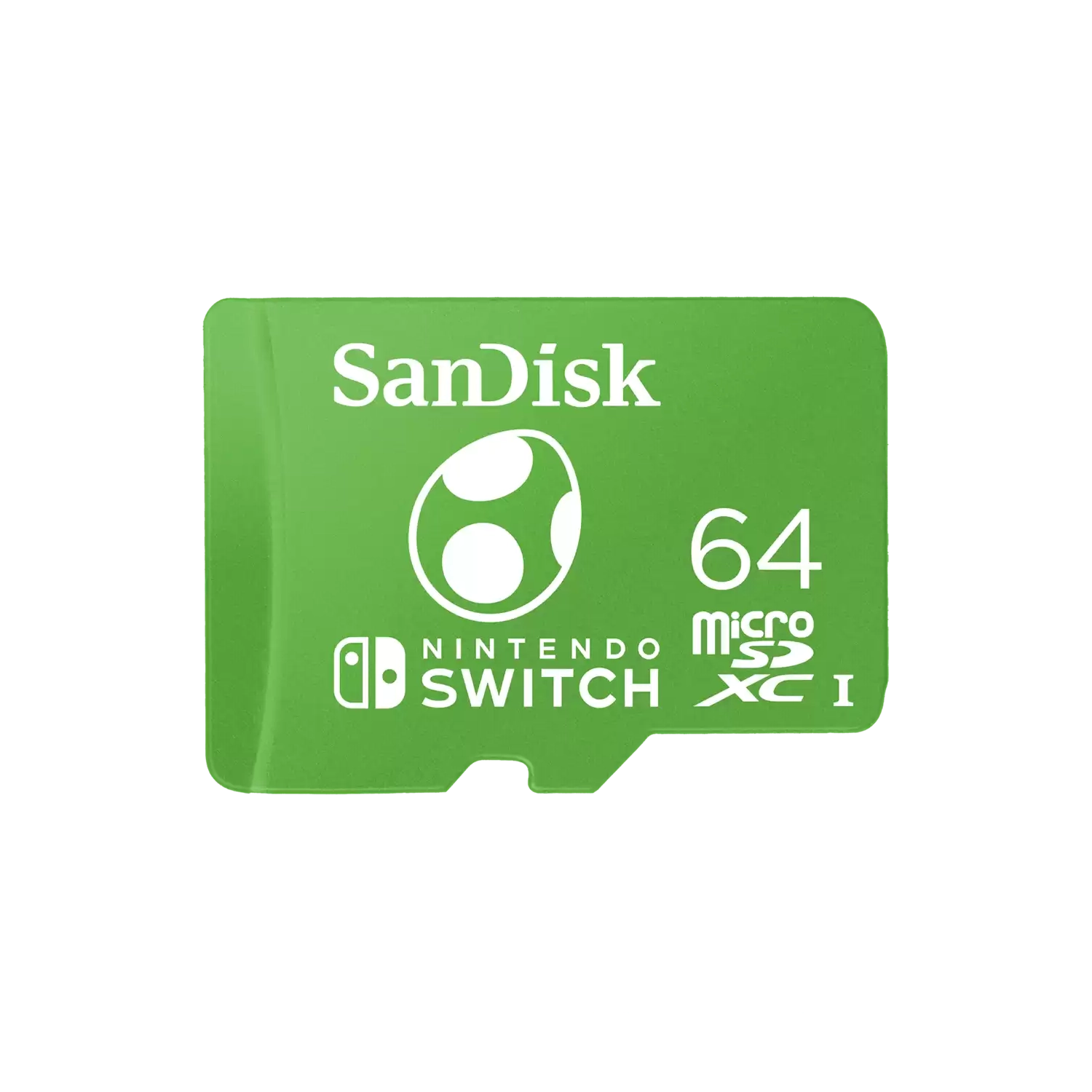 [SANMSDQXAO64GN6] Tarjeta de Memoria Sandisk MicroSDXC 64GB UHS-I Card C10 U3 100Mb for Nintendo Switch Yoshi Edition