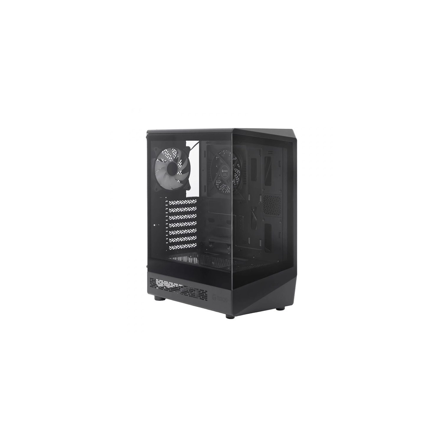 [112882] Gabinete Teros Te-1321G Gaming Mid Tower Tempered Glass X3 Fans Rgb S/ Fuente