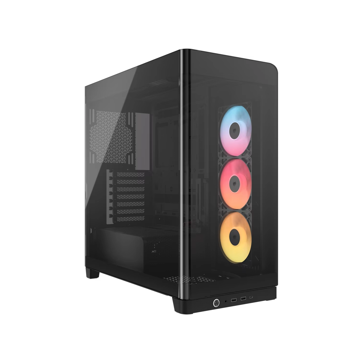 [113253] Gabinete Corsair Frame 4500X Rs-R Argb Mid Tower De Cristal Panorámico Negro