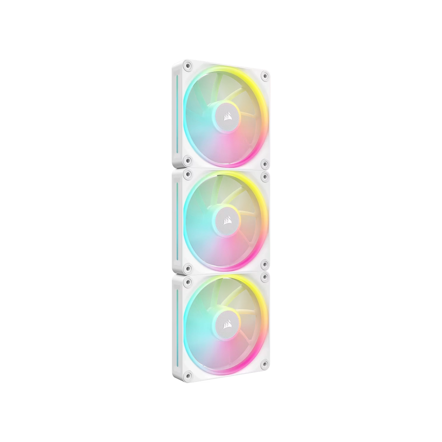 [113272] Kit De Ventiladores Corsair Icue Link Lx120 Rgb De 120 Mm X3 Blanco