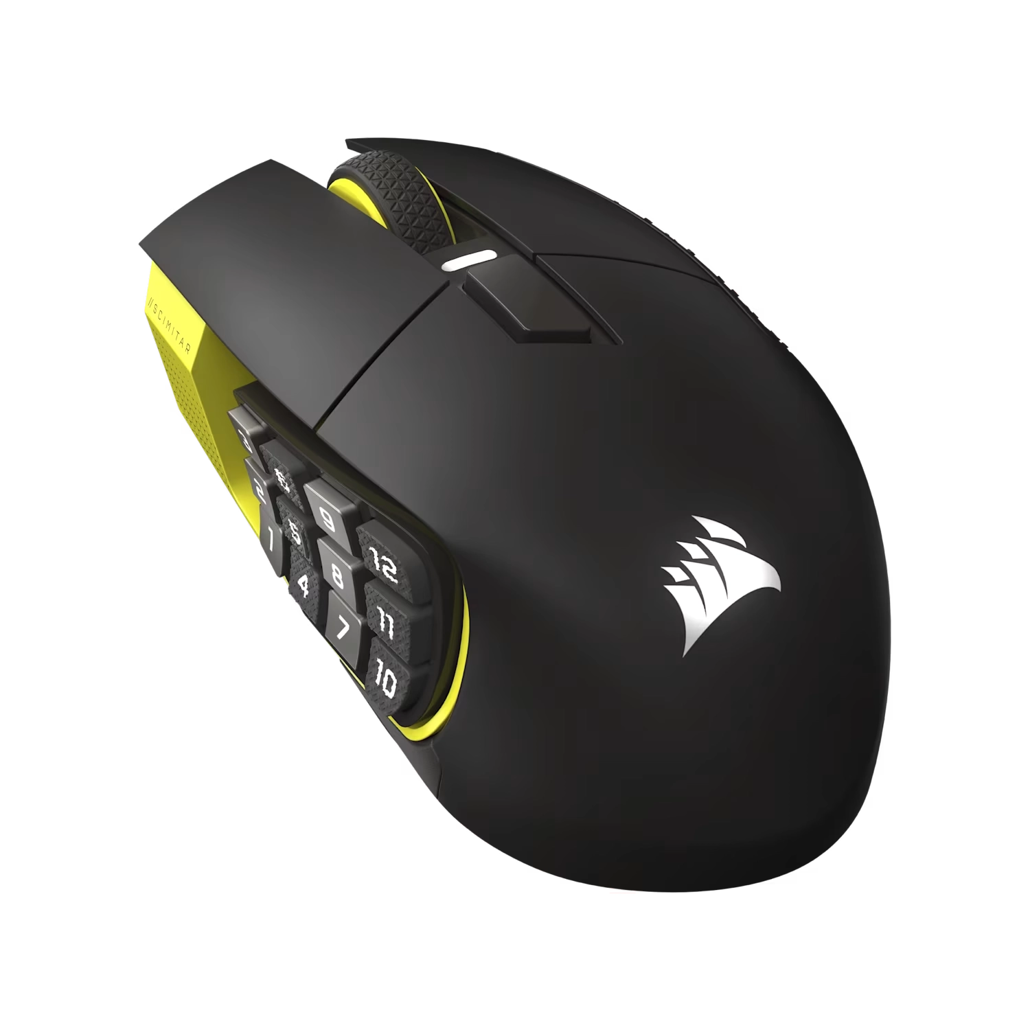 [113372] Mouse Gamer Corsair Mmo Scimitar Elite Wireless Se, Negro Y Amarillo