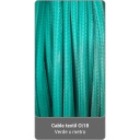 Cable Textil CT18 - Verde Oscuro x metro