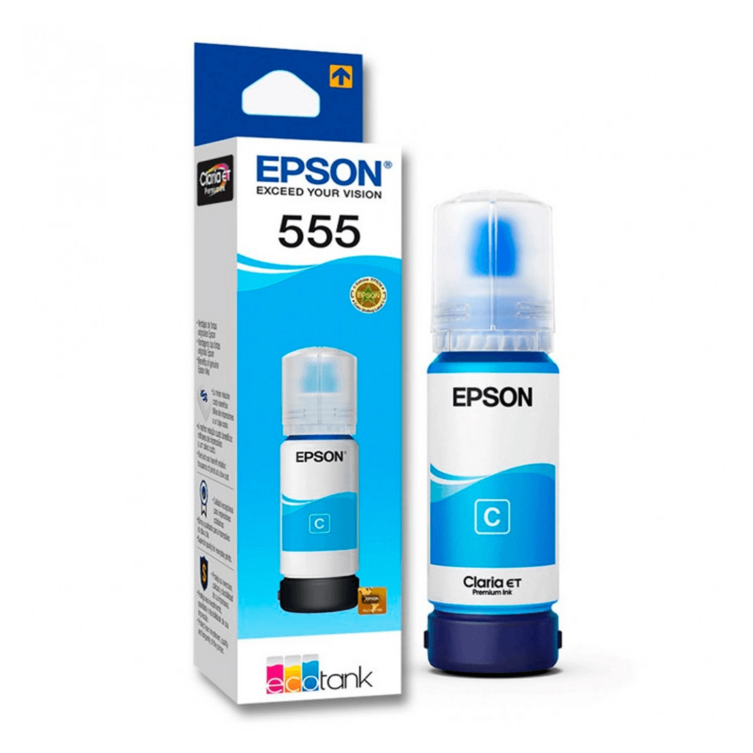 [113609] Botella De Tinta Epson 555 Cian
