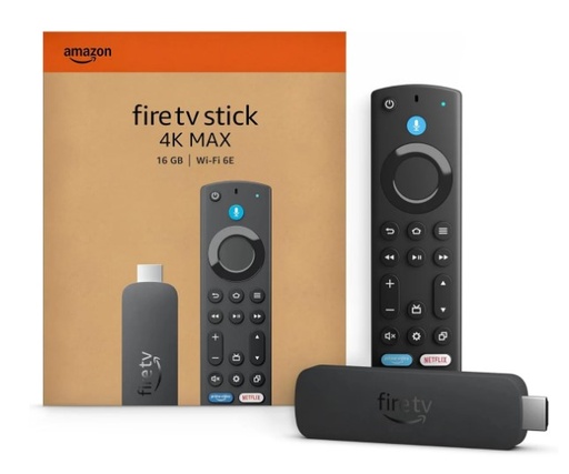 AMAZON FIRE TV STICK 4K MAX 2nd Gen 16GB Wi-Fi 6E