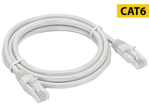 [113747] Cable De Red Patch Cord Cat6 3Mts