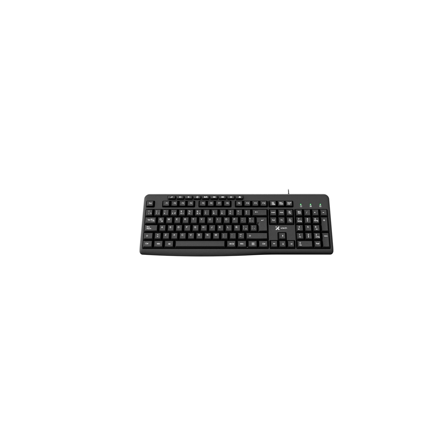 [951448] Xtech Teclado Usb Multi Español Negro