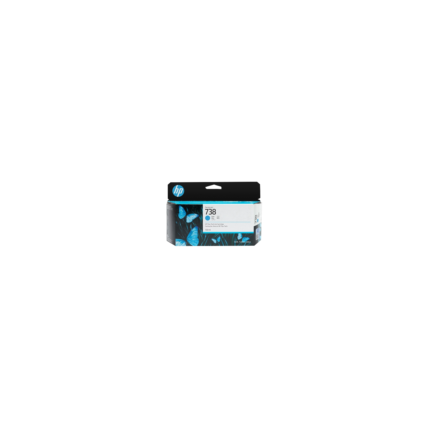 [951511] Cartucho De Tinta  Plotter Hp 738  Cian