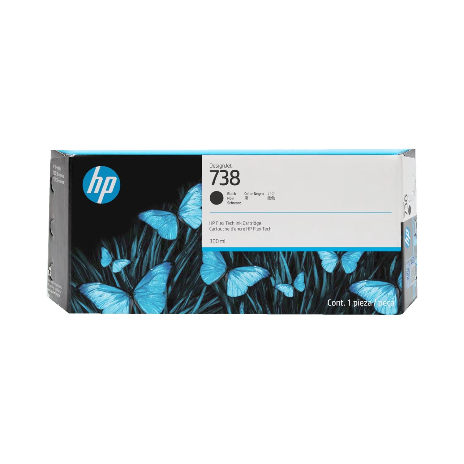 [951513] Cartucho De Tinta  Plotter Hp 738  Negro Alta Capacidad