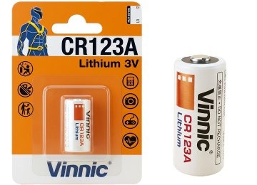 [951536] Pila Cr123A Vinnic 3V Litio