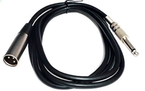[951561] Cable De Audio - Plug 6.5 M A Canon M 1.8 Mts Para Microfono