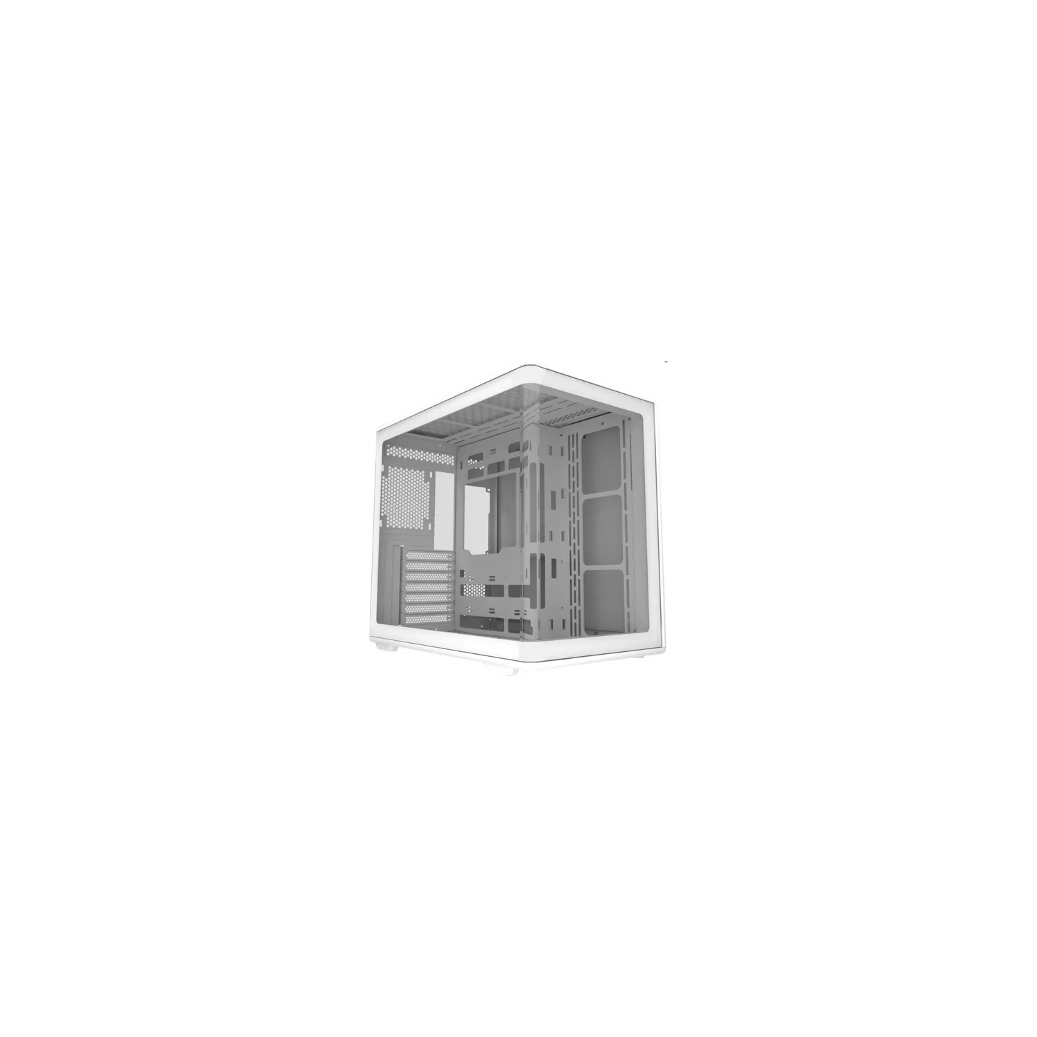 [951641] Gabinete Cooler Master Elite 600 Mid Tower 4 Fans Argb Tempered Glass White S/Fuente