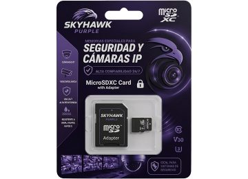 [951685] Microsd 64Gb Clase 10 Skyhawk Purple Endurance U3 V30 Lectura 80Mb Escritura 30Mb Soporta 4K