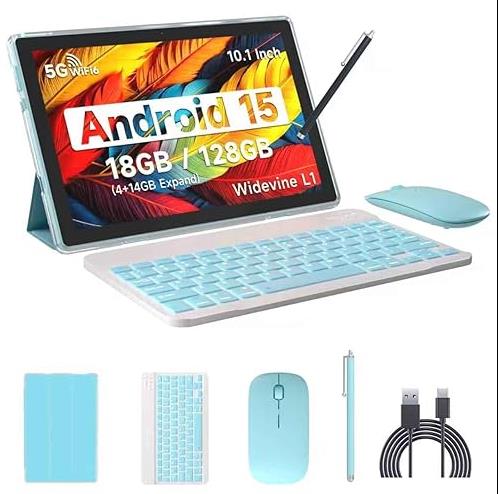 [951777] Tablet Iweggo 10”Android 1518Gb Ram 128Gbtecladofunda Light Blue (X003Ynag5Z)