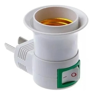 [3822] Adaptador Foco E27 A 220V Porta Lampara