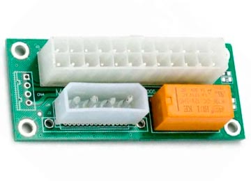 [3398] Adaptador Fuente Atx 24 Pines H A Molex Sincronzidor Fuente Mineria Tp-16983