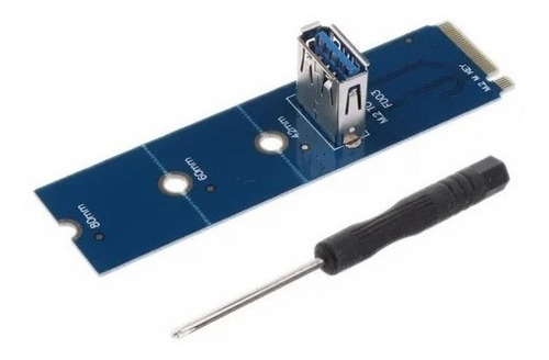 [4008] Adaptador Ngff M.2 A Pcie Mineria Riser M2 A Usb3 - Cripto (Angff-M.2)