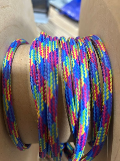 [234] Cable Textil Multi Color X Metro