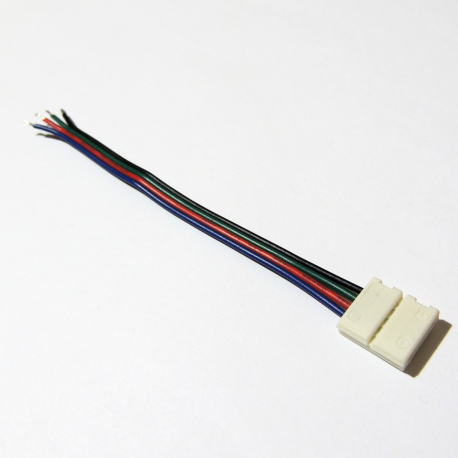[182] Cable Conector Tira Led Rgb 5050 - Mono Bx-4