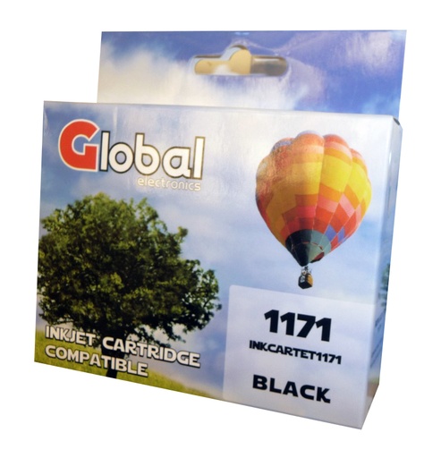 [319] Cartucho Alternativo Global Para Epson T117 / T1171 Negro 15 Mls