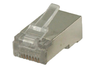 [9428] Ficha De Red Rj45 Cat5 Metalica Amp X Unidad