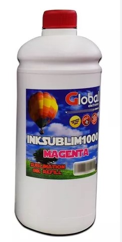 [5175] Global Inksubliy1000 Tinta Premium Sublimacion Magenta Botella 1000 Cm3