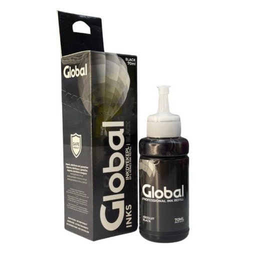 [659] Global Tinta Alternativa Epson T504 130 Cm3 Black Negro L Series
