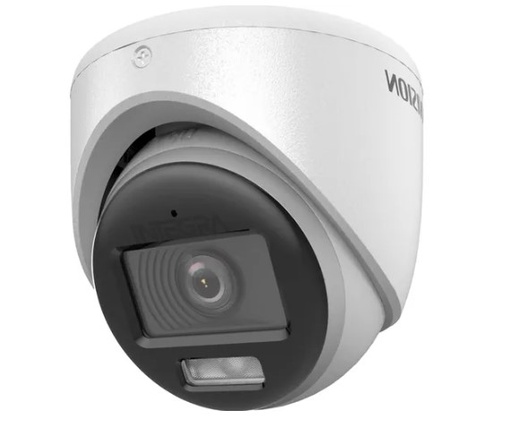 [9772] Hikvision Ds-2Ce70Df0T-Lmfs-0280 Fhd 2Mpx Dual Light Color Vu Domo Metal Con Microfono