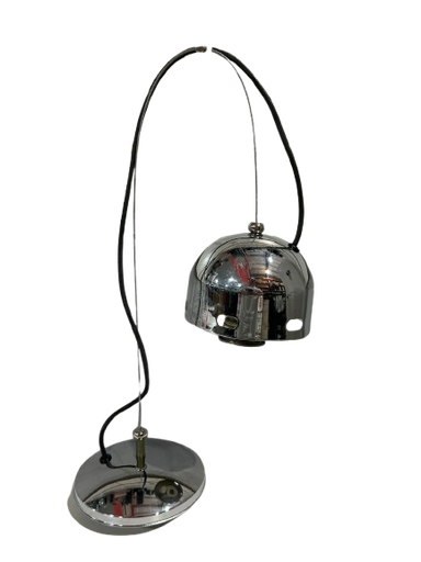 [973] Lampara Colgante Ferrolux C-142 Galponero 29 Cm Plateado