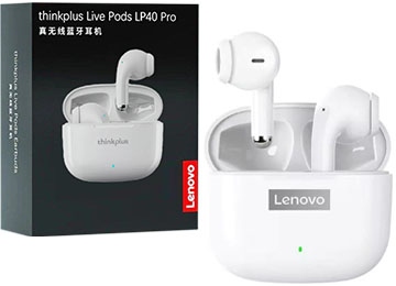 [8180] Lenovo Lp40 Pro Auricular Bluetooth Tws Bt 5.1 Color Blanco