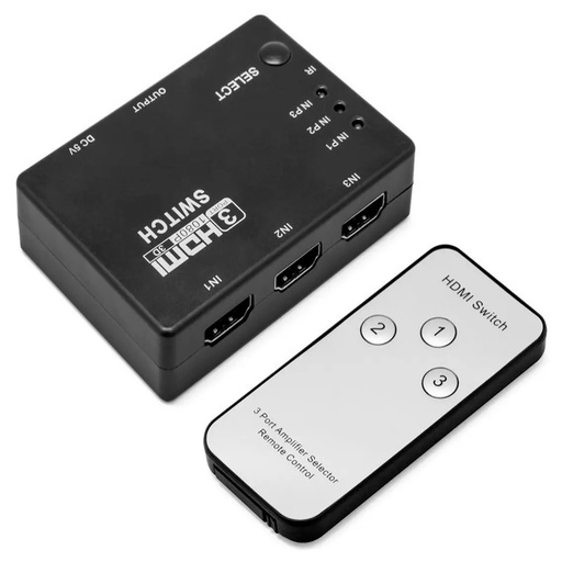[1166] Megalite Hds103 - Switch 3 Hdmi A 1 Hdmi Con Control Remoto