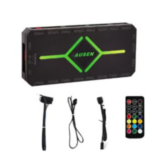 [8891] Merx Controladora Argb Con Control + Splitter 1 A 4