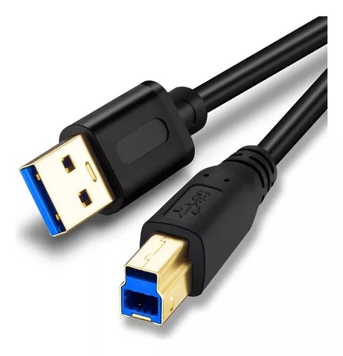 [3080] Cable Usb 1.8 Mts Usb 3.0 De Impresora 