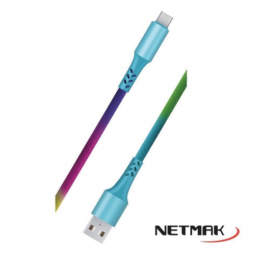 [4503] Netmak Nm-115 Cable Usb A Micro Usb 2A 1M Magic Series