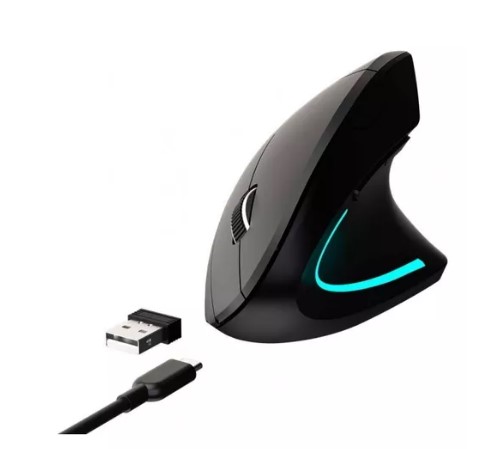 [8454] Netmak Nm-Ergo Mouse Vertical Wireless Recargable