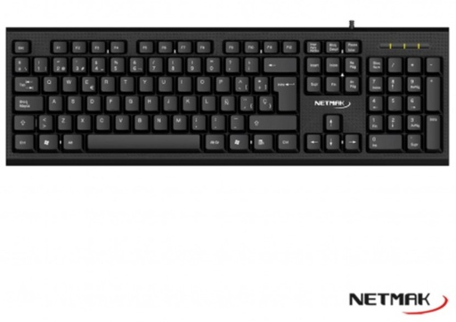[9406] Netmak Nm-Kb592U Teclado Cable Usb Esp.