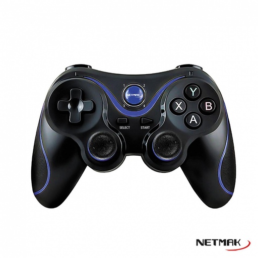 [9469] Netmak Nm-Nitro Joystick Gamepad Android Bt C/Soporte Para Playstation 3(Ps3), Playstation 4(Ps4), Nintendo Switch, Pc Y Android
