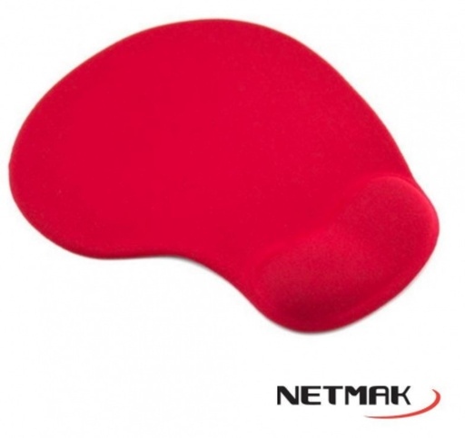 [9408] Netmak Nm-Pgel Red Pad Mouse