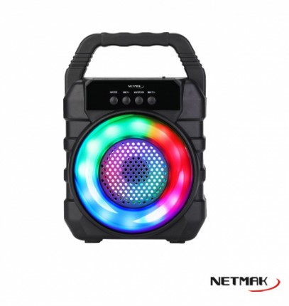 [9267] Netmak Nm-Taylor Parlante Bluetooth Rgb Led 3"
